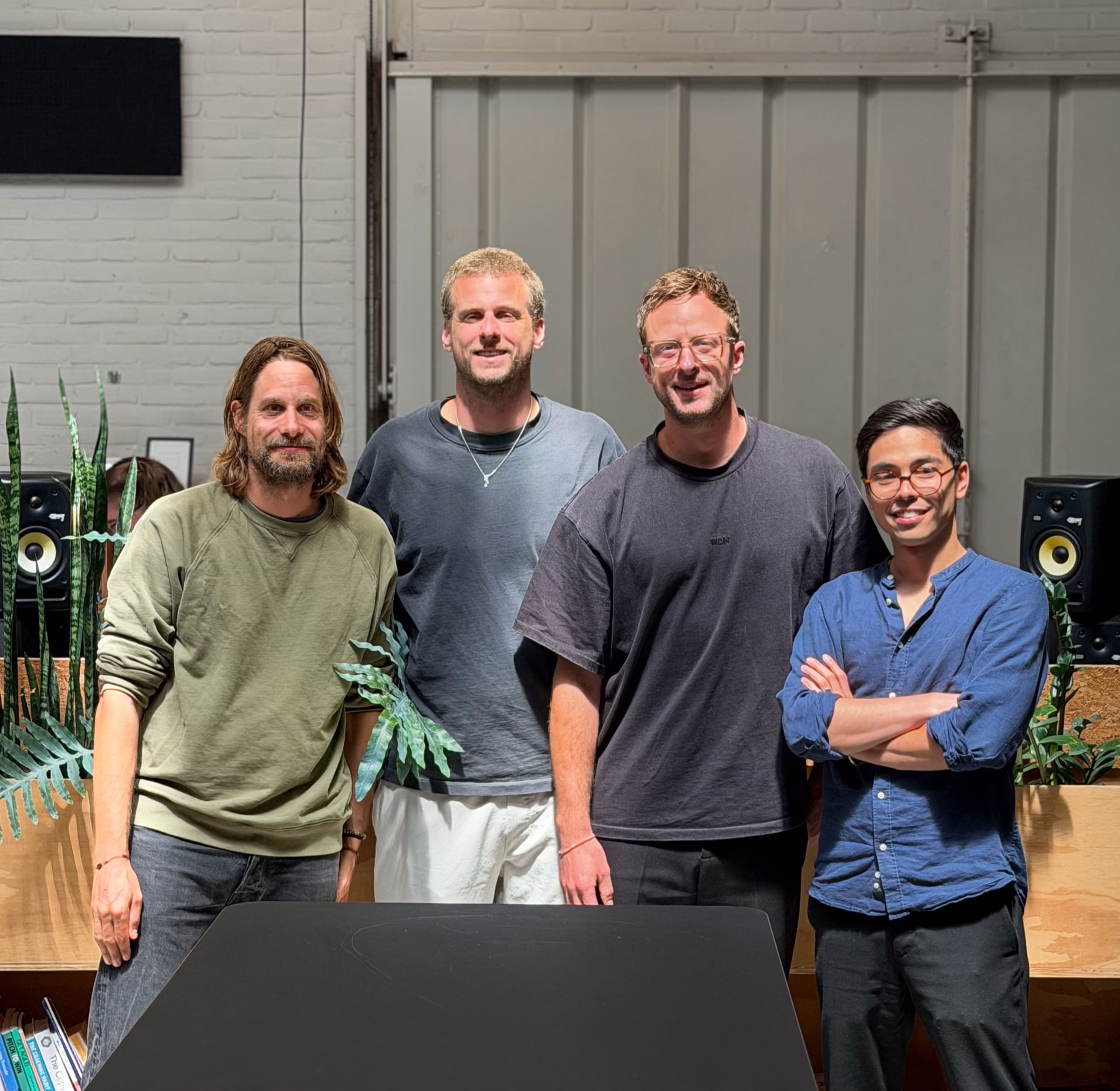 The OWOW Venture Studio team at the studio in Eindhoven